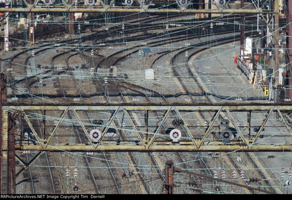 Washington Union station signal bridge